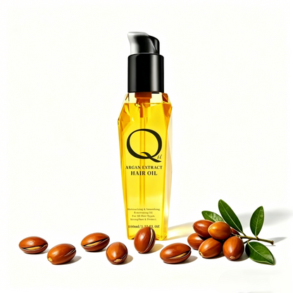Moroccan Argan Coconut Hair Oil 100ml | Non-Greasy Reduce Hair Loss🌰