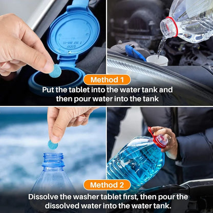 50 PCS Car Windshield Washer Fluid concentrate Tablets,Windshield Wiper Fluid💧