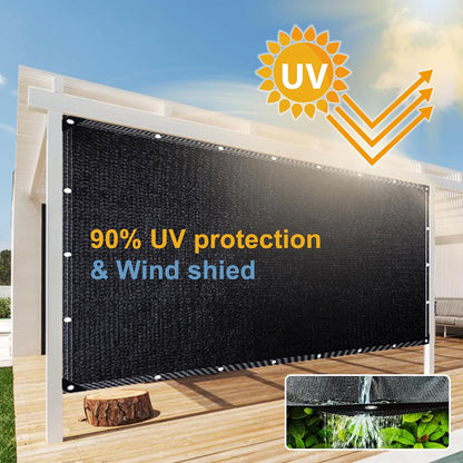 90% UV Block Privacy Sun Shade Cloth for Patio Garden Carport🌞