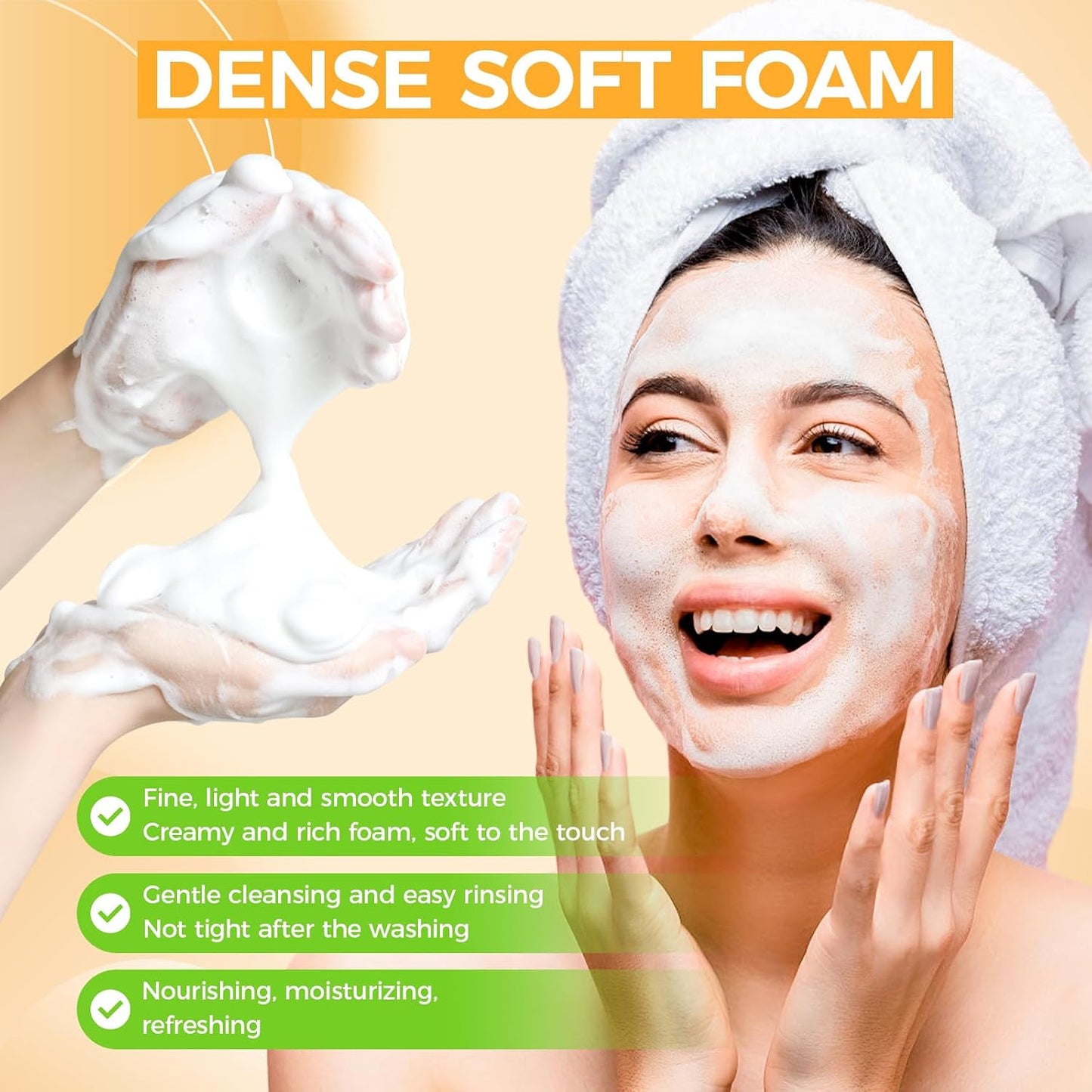 Deep cleansing Turmeric Brightening Facial SkincareCleanser, Comfort Deep Cleansing🧴
