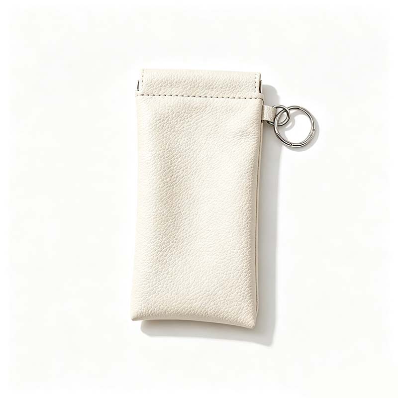 Soft PU Leather Sunglasses Pouch Elastic Opening Eyeglasses Bag🎒