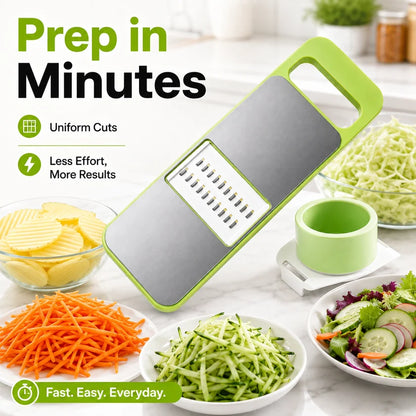 The Perfect Kitchen Gift: 5-in-1 Vegetable Cutter & Cheese Grater🥗