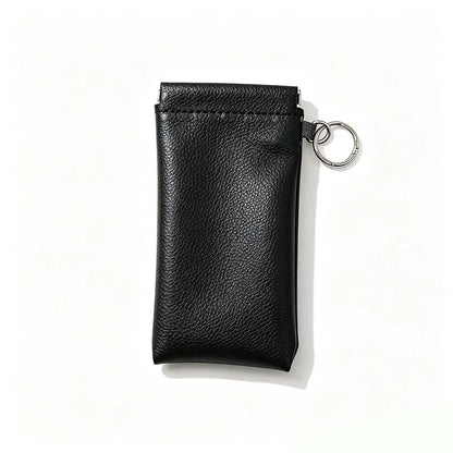 Soft PU Leather Sunglasses Pouch Elastic Opening Eyeglasses Bag🎒