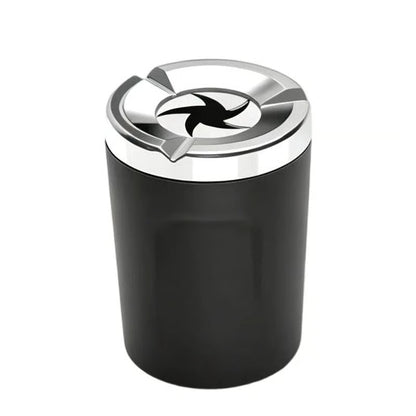 Rotating Sealed Lid Car Ashtray Odor Resistant Auto Cigarette Ashtray Fits Vehicle Cup Holder🚗