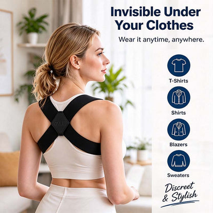 Shoulder Straps - Posture Support Straps for Men & Women – Elastic Back Support 📏