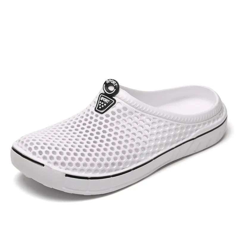Unisex Quick-Dry Mesh Slip-On Mules,Breathable Work Shoes for Garden, Shower, Travel & Outdoor👟💨
