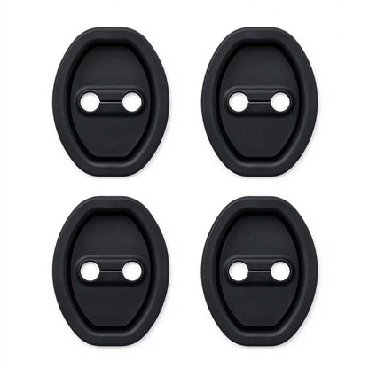 4 Counts Door Latch Lock Cover, Experience seamless installation with our self-adhesive design 🚗