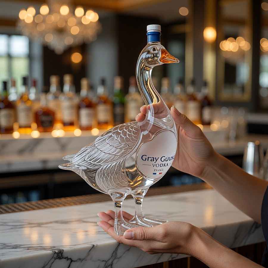 30th Anniversary 3D Sculpted Vodka Bottle