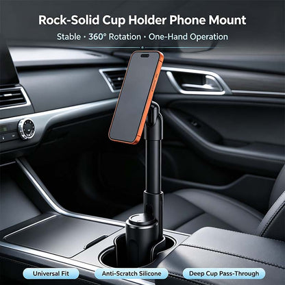 Cup Holder Phone Mount 360 Adjustable Non-Slip Anti-Shake Universal Stand🚗📱