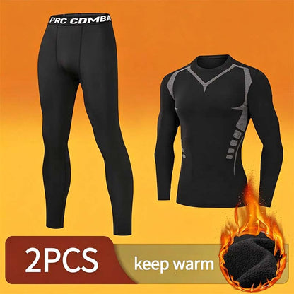 Men's Thermal Underwear Set - Long Sleeve T-Shirt & Pants 👕