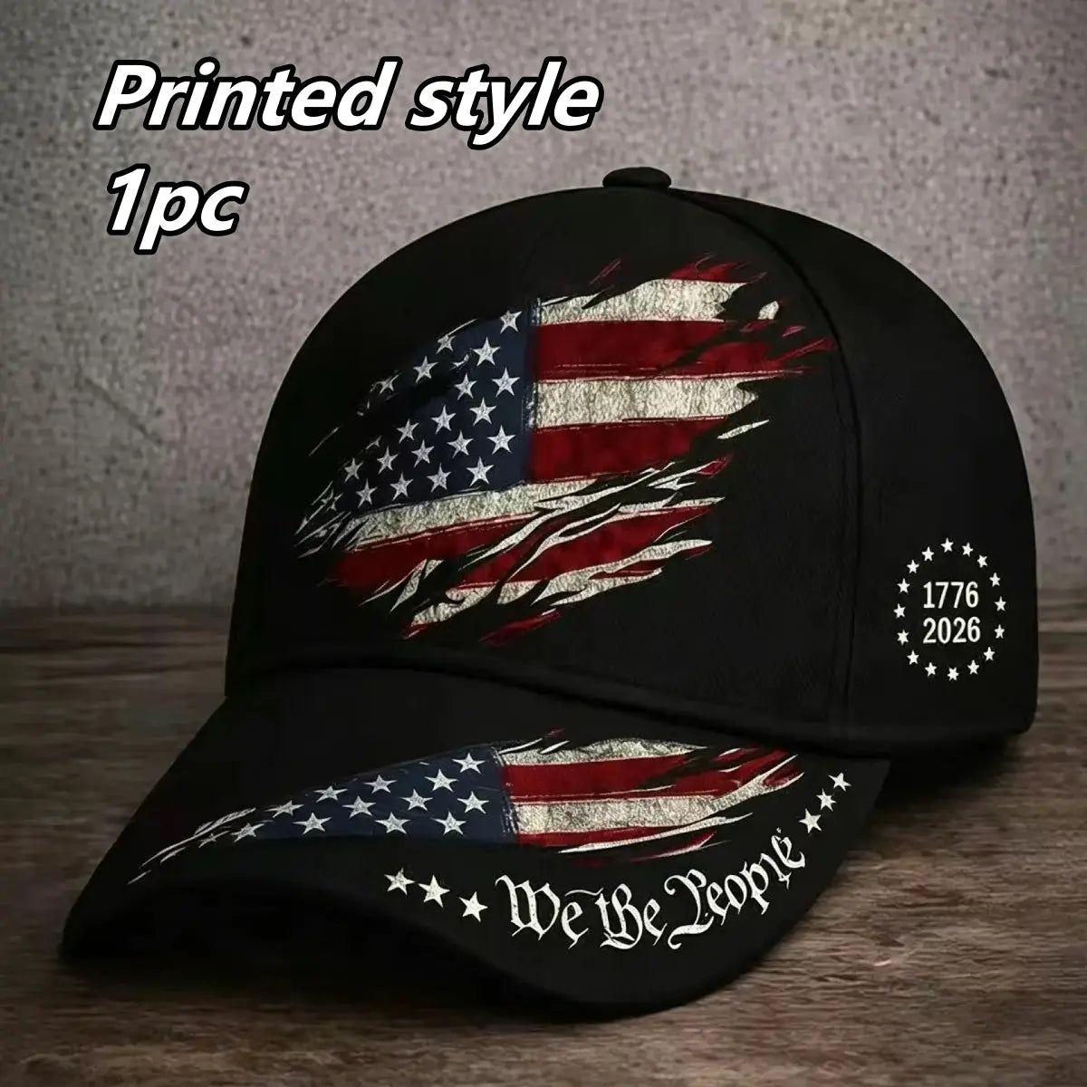 250th Anniversary Print Baseball Cap, Adjustable Unisex Sun Cap 🧢