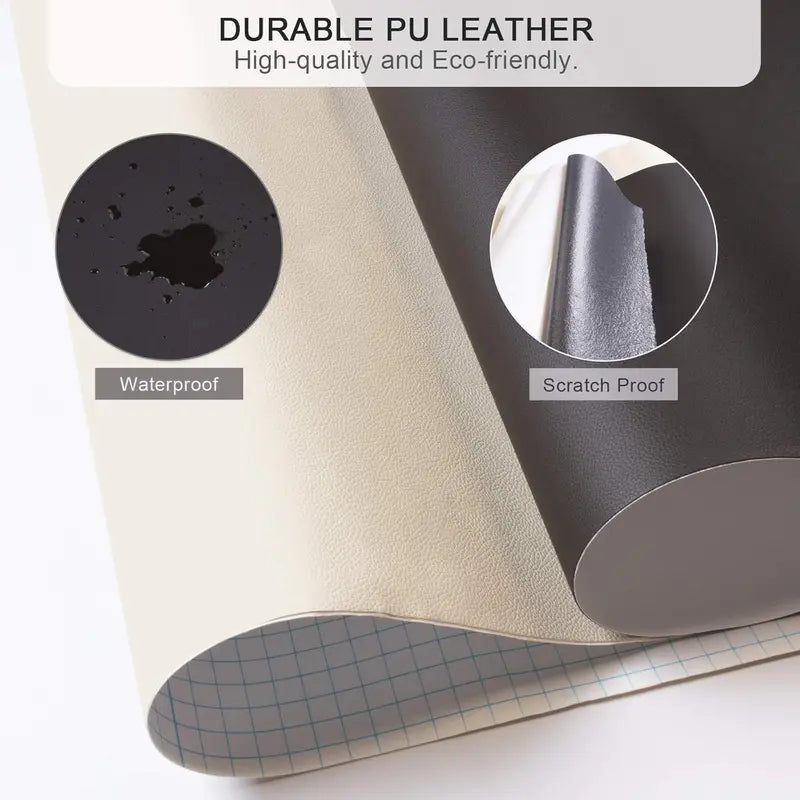 20*54 Inch Self-Adhesive Leather Sticker Patch Cuttable Sofa Repair ✨