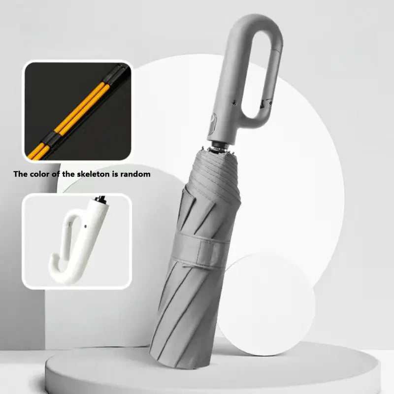 Automatic Folding Umbrella,Portable Rain Umbrella with Loop Buckle☂️