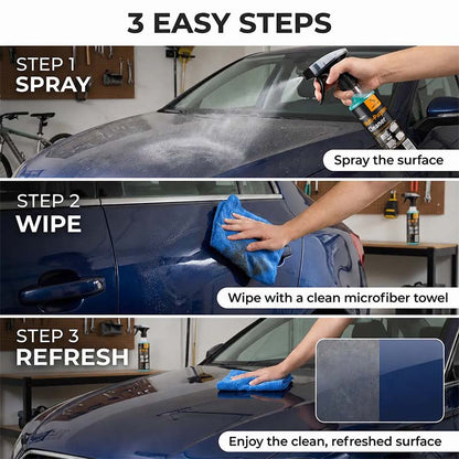 Multi-Purpose Cleaning Spray, Heavy Duty Dual-Action Degreaser & Stain Remover🚙