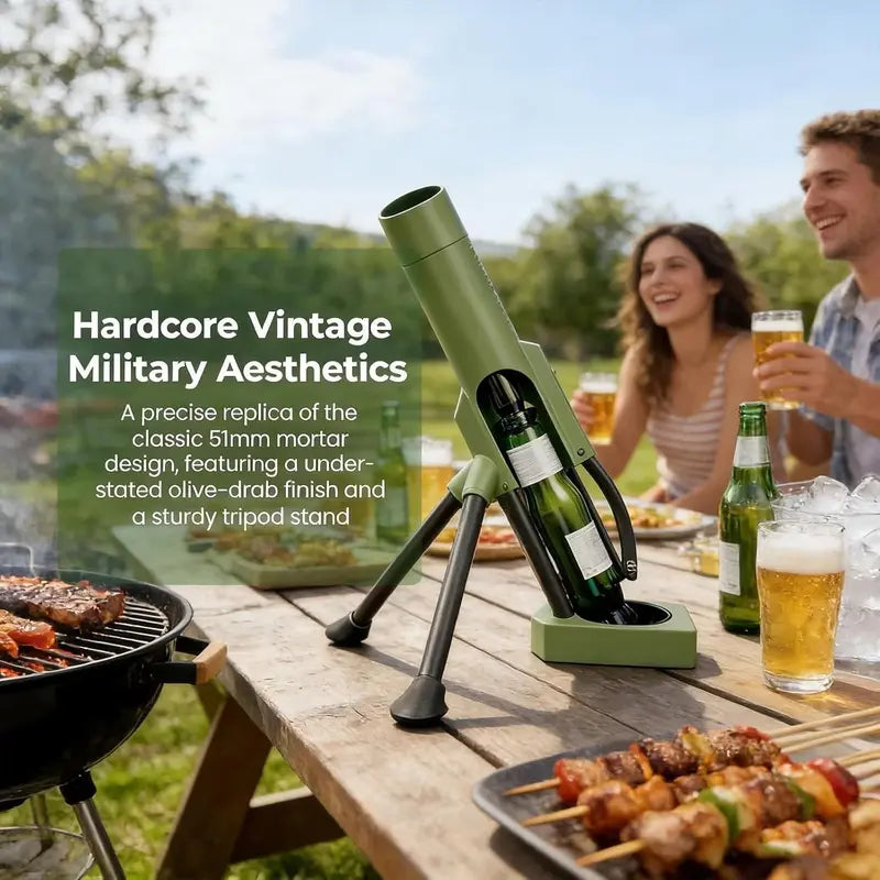 Mortar Cap Launcher Bottle Opener for Party Bar Decor🚀
