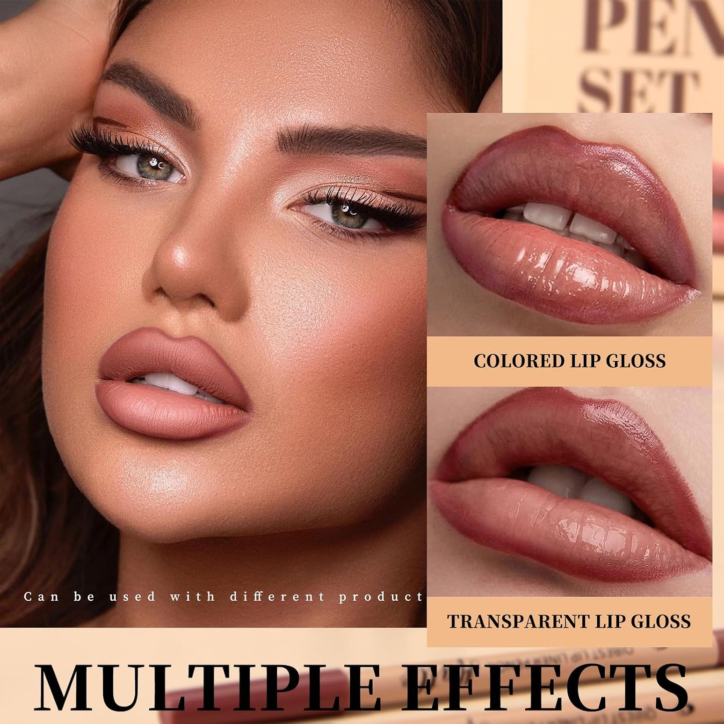 12Pcs Matte Lip Liner With Sharpener Set Waterproof Smudgeproof Precise Contour Lipstick Pens 😍