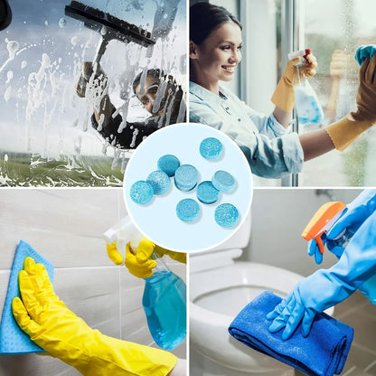 50 PCS Car Windshield Washer Fluid concentrate Tablets,Windshield Wiper Fluid💧
