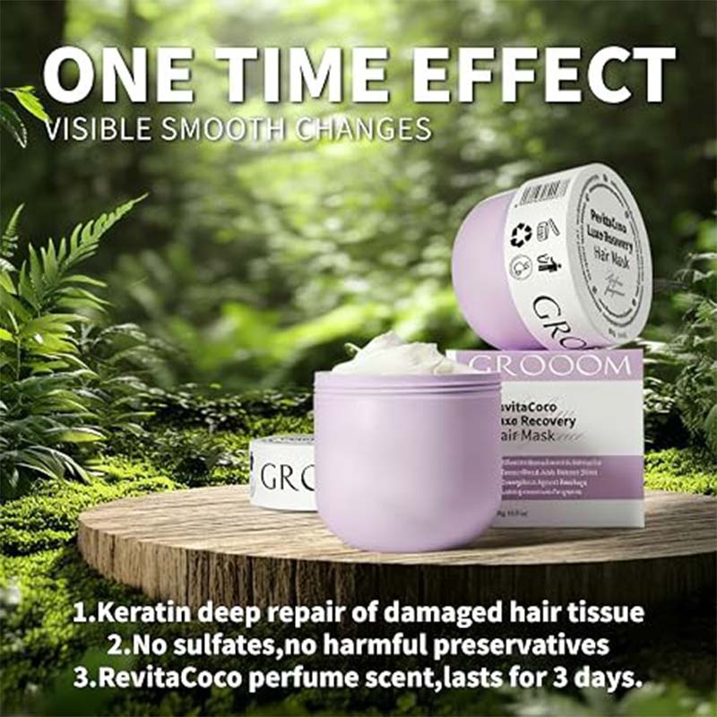 Keratin Repair Hair Mask,Deep Conditioning Hair Treatment for Damaged Hair💇‍♀️
