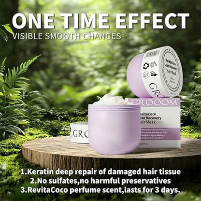 Keratin Repair Hair Mask,Deep Conditioning Hair Treatment for Damaged Hair💇‍♀️