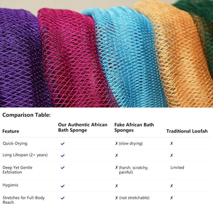 Authentic African Exfoliating Net Bath Sponge🧼