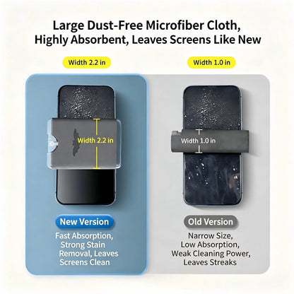 Portable Screen Cleaner Spray with Microfiber Cloth, Nano Streak-Free Cleaning✨