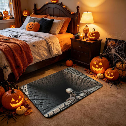 Halloween Decorations, Halloween Door Mat, Illusion Rug 3D Visual Hole Design Rug Spooky 👻