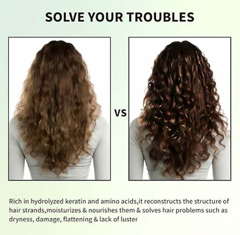 Keratin Repair Hair Mask,Deep Conditioning Hair Treatment for Damaged Hair💇‍♀️