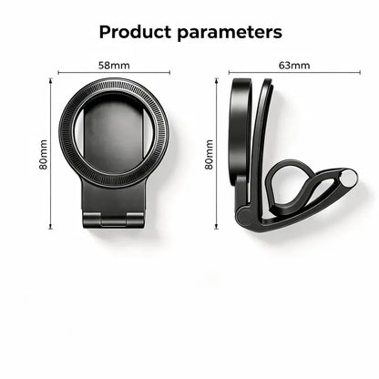 Magnetic Car Phone Holder | Dashboard & Sun Visor Foldable Mount🛑