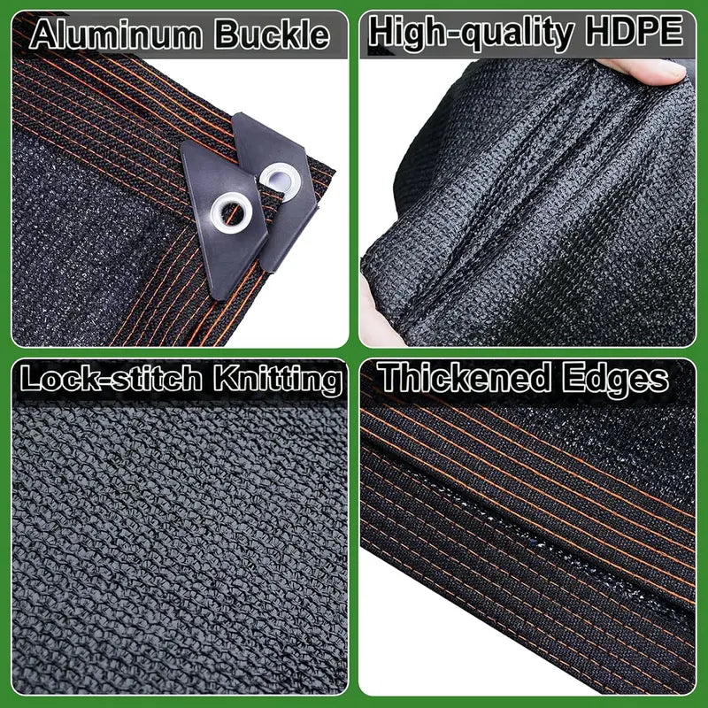 90% UV Block Privacy Sun Shade Cloth for Patio Garden Carport🌞