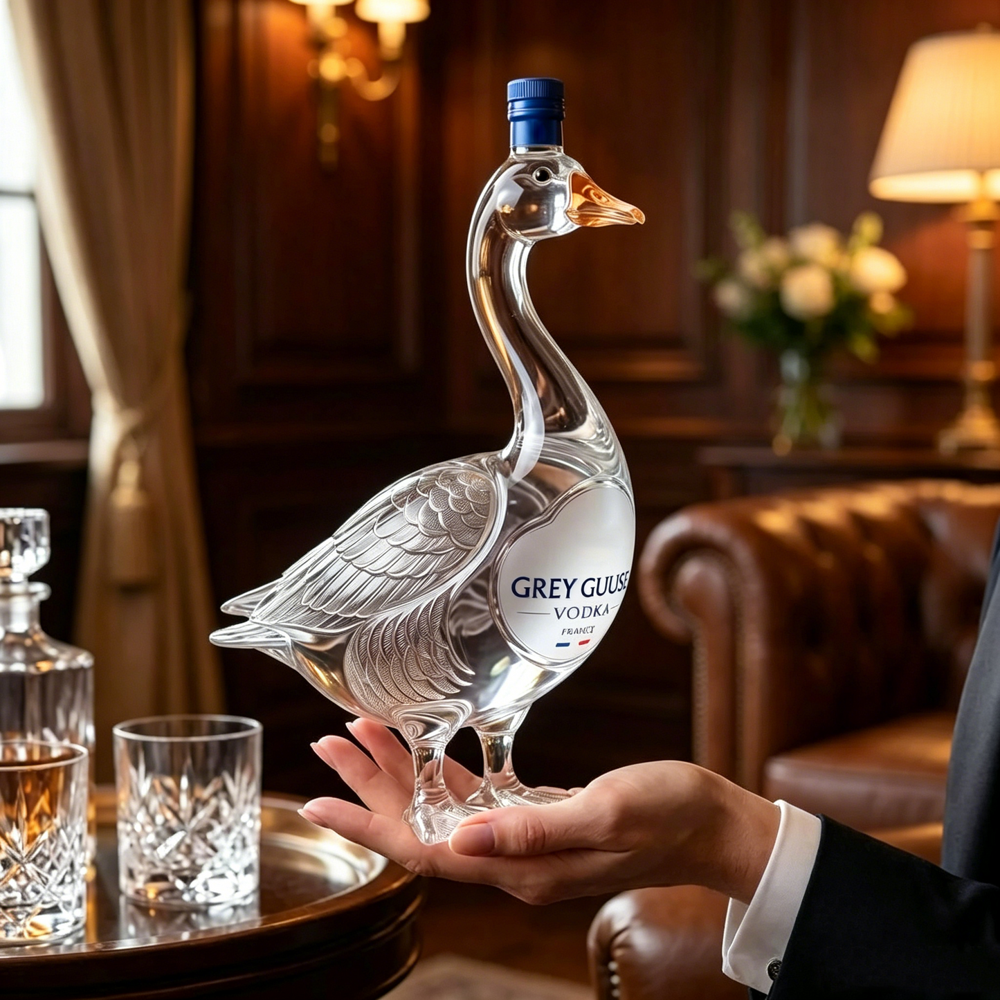 30th Anniversary 3D Sculpted Vodka Bottle
