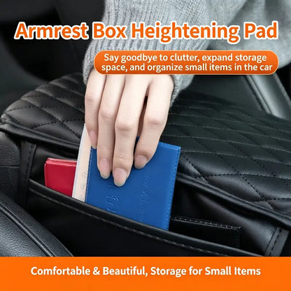 Multifunctional Car Armrest Box Cushion with Built-in Storage Bag🚙