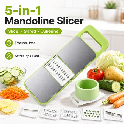The Perfect Kitchen Gift: 5-in-1 Vegetable Cutter & Cheese Grater🥗