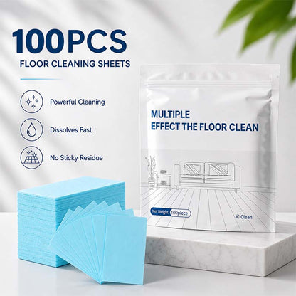 Floor Cleaning Sheets | Fast Dissolve, No Residue Floor Cleaner for Daily Mopping🧼