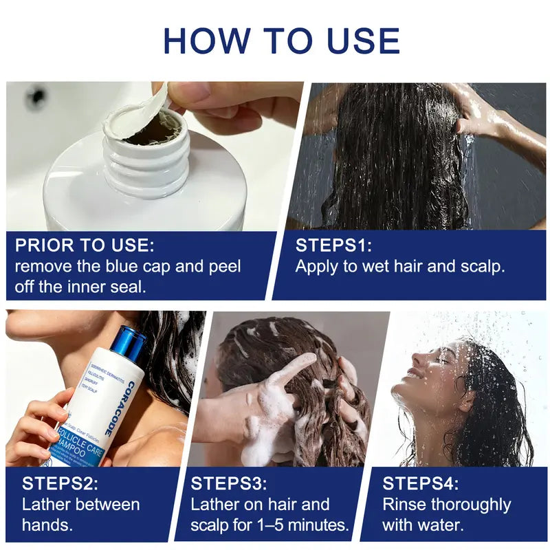 Fol Shampooliculitis for Itchy, Flaky Scalp - Purifying Formula for a Soothed
