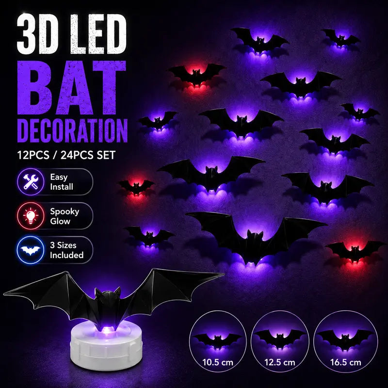 3D Bat Light LED Decorations🦇