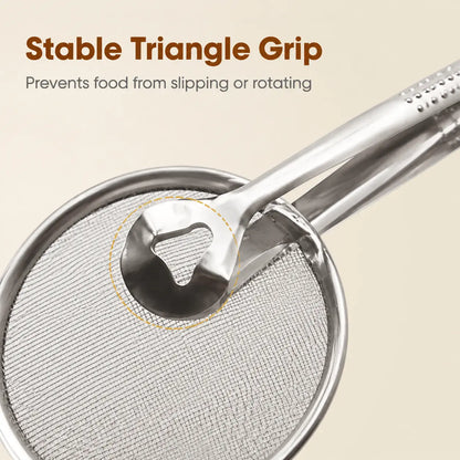 2-in-1 Oil-Frying Filter Clip, Kitchen Food Strainer Tongs for Fried Food🍟✨