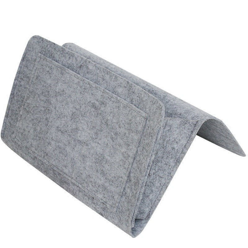 Bedside Caddy, 5 Pockets Felt Bedside Storage Organizer, Hanging Storage Organizer 🛏️