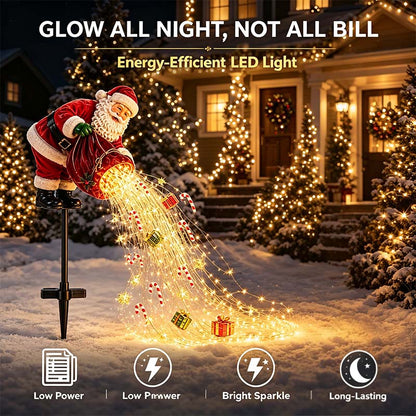 🎅Christmas Early  🎁 Santa’s Magic Pour – Flowing LED Christmas Garden Light