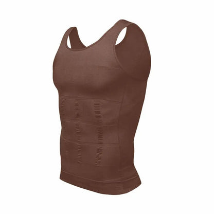 Men Round Neck Compression Tank Top,Men Shaping Vest,Men Sleeveless Shirt Shapewear💪 ✨