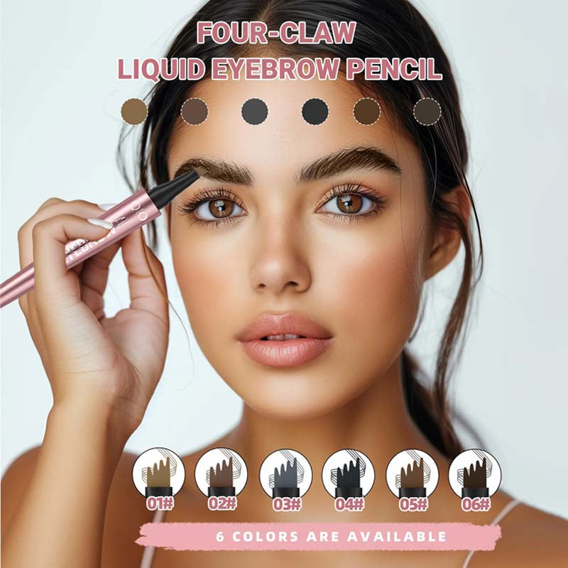 🖌️ Waterproof Micro-Fork Brow Pencil – Natural Hair-Like Brows👁️