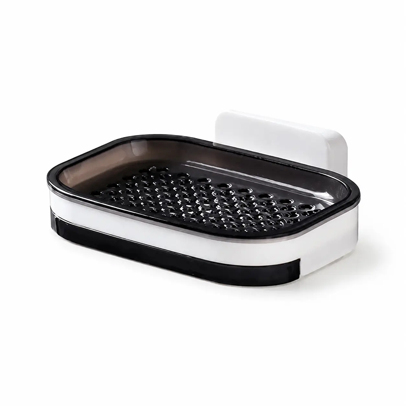 Wall Mounted Double-Layer Soap Bar Holder with Drainage Holes - Bathroom Accessory🧼