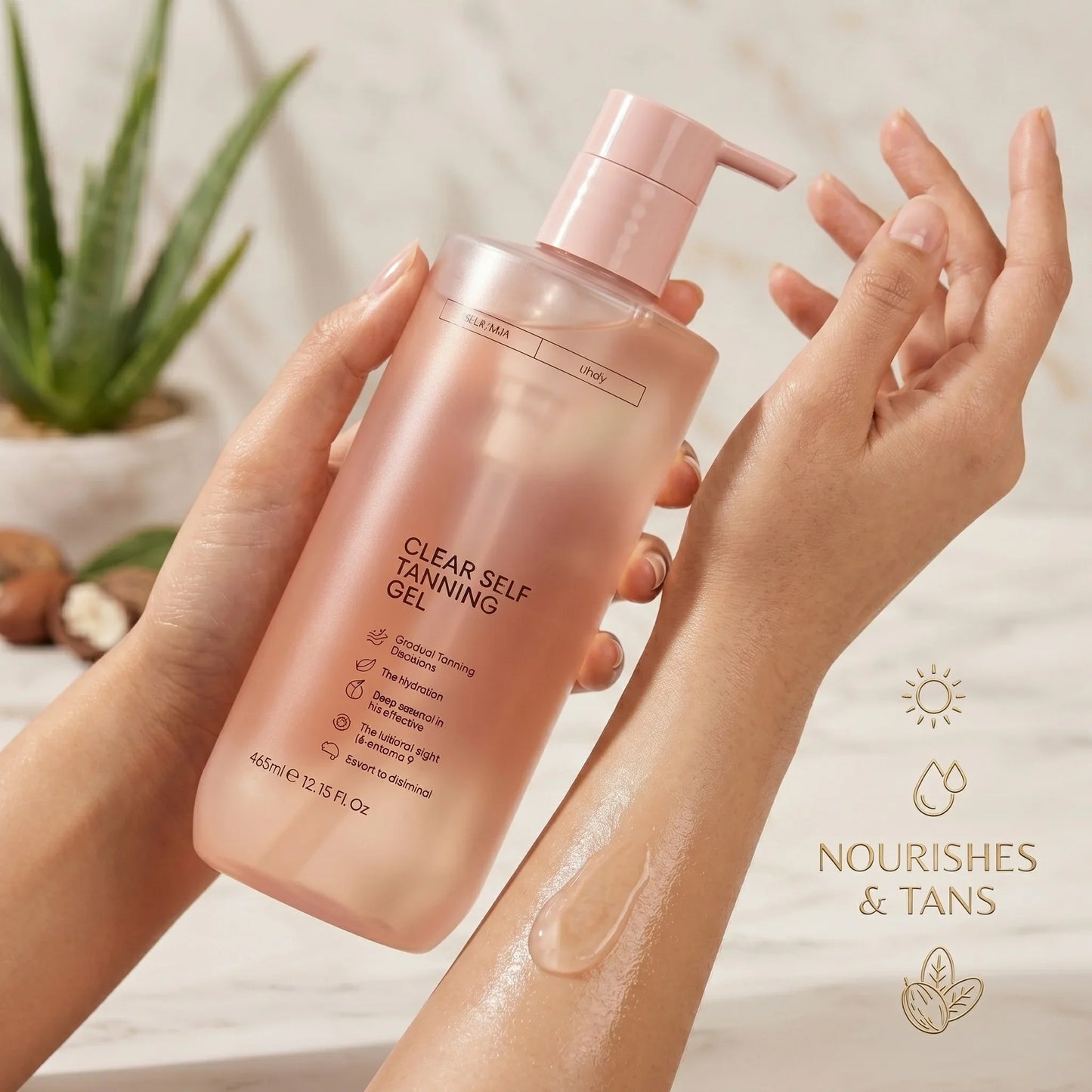 Clear Tanning Gel-Get Natural Tan Under The Sun✨