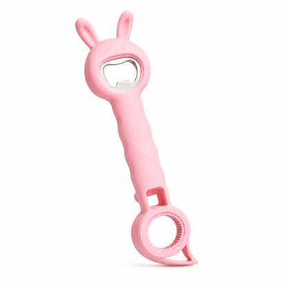 4-in-1 Multi-Function Bottle & Jar Opener, Bunny-Shaped Kitchen Opener Tool  🐰