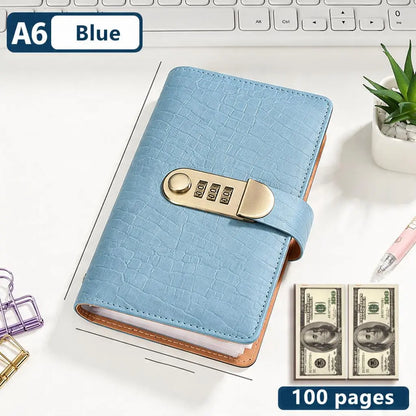 Transparent-Pocket Currency Collectors Album, Top-Grade PU Leather, Password Lock💵