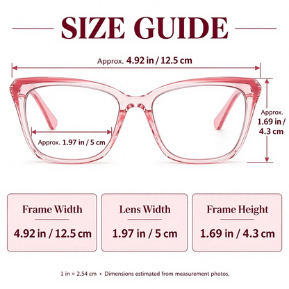 Progressive Photochromic Readers for Women, Pink Square Multifocal Reading Glasses 👓