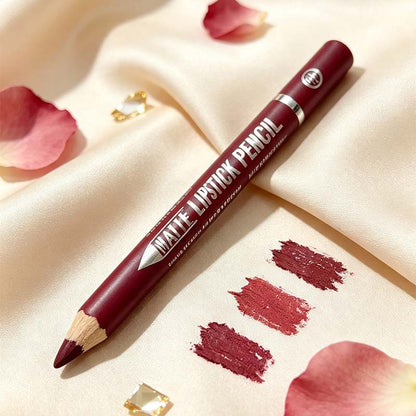 12Pcs Matte Lip Liner With Sharpener Set Waterproof Smudgeproof Precise Contour Lipstick Pens 😍