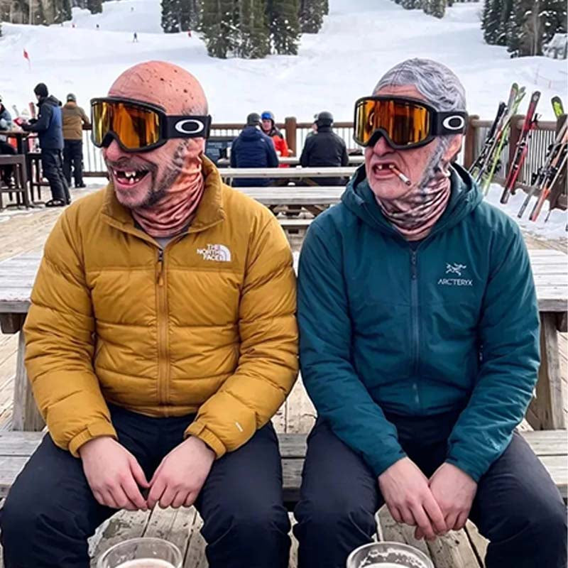Realistic Face Balaclava – Funny Ski & Snowboard Mask for Cold Weather Adventures🎿