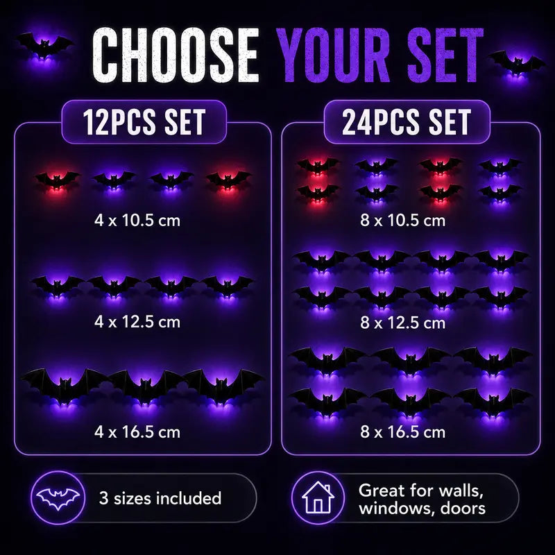 3D Bat Light LED Decorations🦇