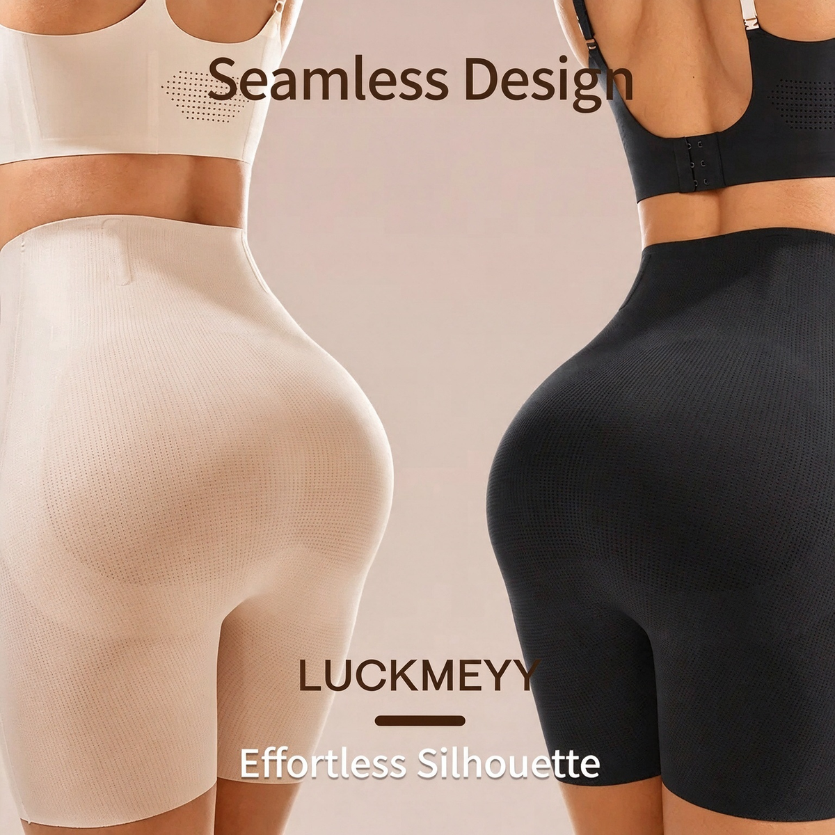 Women High Waisted Seamless Shapewear Shorts Tummy Control Butt Lift 🍑