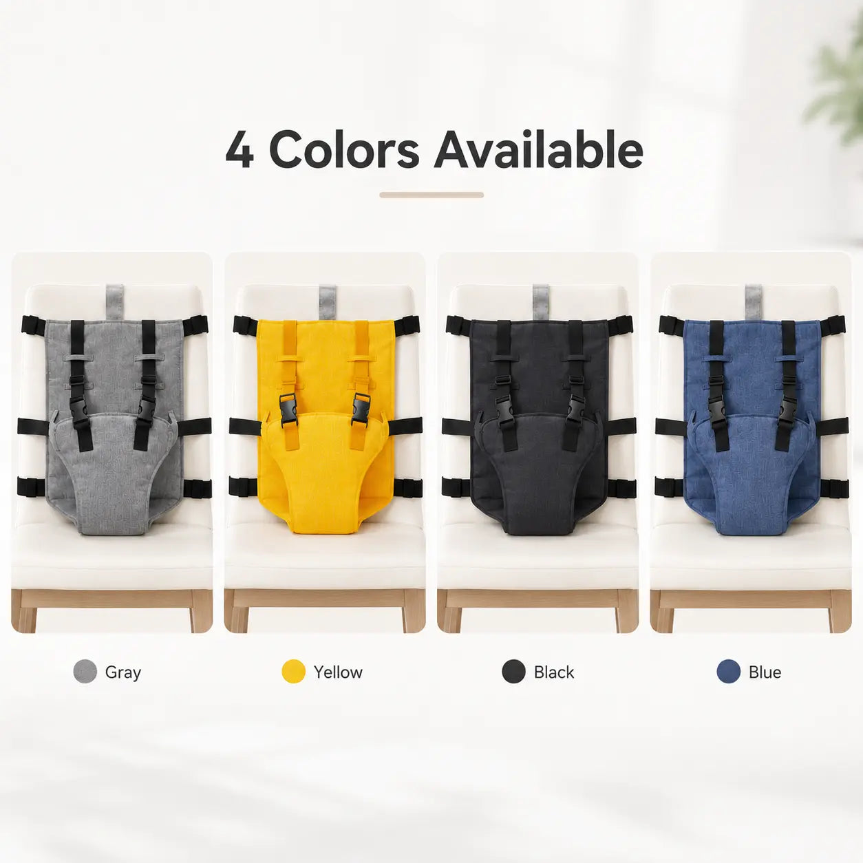 Portable Baby Seat Harness for Dining Chairs, Foldable Toddler Safety Seat🧸
